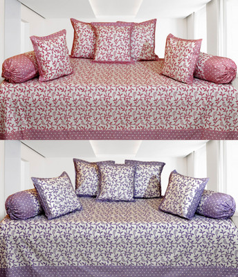 

Click Shoppe Cotton Floral Diwan Set