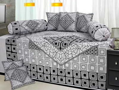 

HARSHIT 7 STAR Cotton Abstract Diwan Set