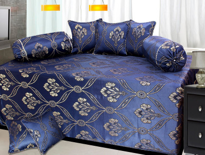 

PHome Decor Polycotton Floral Diwan Set, Multicolor