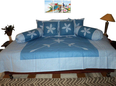 

Amita Home Furnishing Cotton Floral Diwan Set