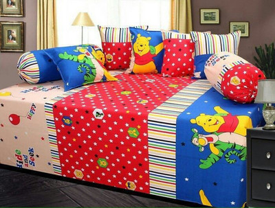 

MN Decor Cotton Cartoon Diwan Set