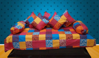 

Snuggle Cotton Checkered Diwan Set