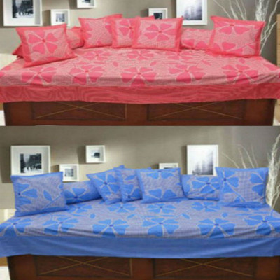 

Creative Homes Cotton Floral Diwan Set