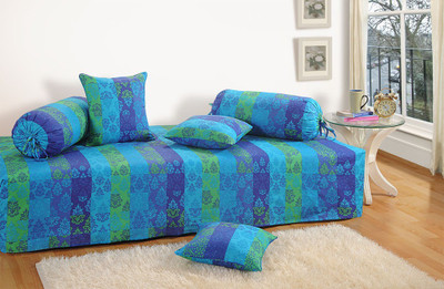 

Swayam Cotton Abstract Diwan Set, Multicolor