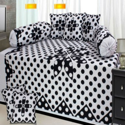

Creative Homes Cotton Abstract Diwan Set