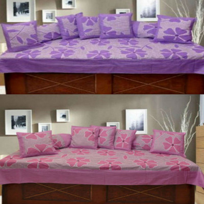 

Creative Homes Cotton Floral Diwan Set