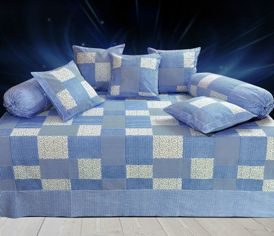 Decor Vatika Cotton Checkered Diwan Set available at flipkart for Rs.499