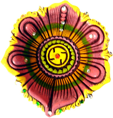 

Anant Big Ethnic Rajasthani Diwali Diya Terracotta Table Diya