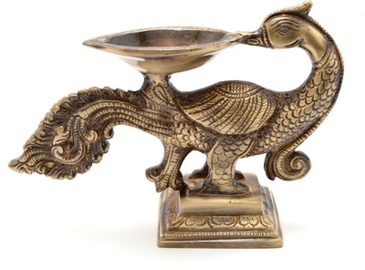 51% OFF on HanDecor Peacock Oil Wick Brass Table Diya(Height: 6 inch) 51% OFF on HanDecor Peacock Oil Wick Brass Table Diya(Height: 6 inch)