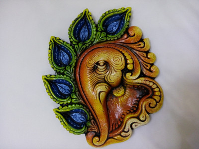 KatieKraft Earthenware Table Diya(Height: 2 inch)