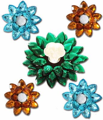 

Super Drool Nickel (Pack of 5) Table Diya Set(Height: 8 inch)