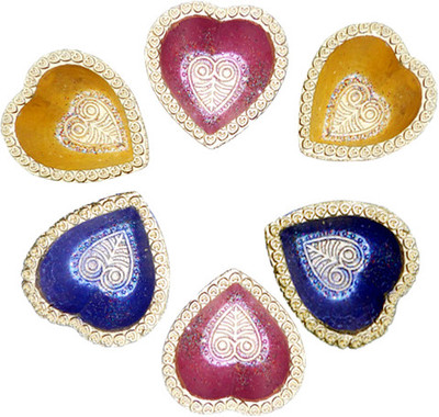 

Anant Terracotta (Pack of 6) Table Diya Set