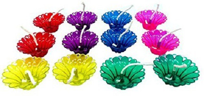 

Vardhman Plastic (Pack of 12) Table Diya Set(Height: 1 inch)