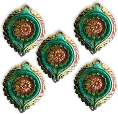 

Anant Terracotta (Pack of 5) Table Diya Set