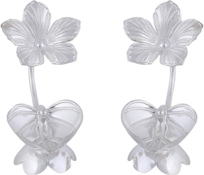 

Siri Creations Silver (Pack of 2) Table Diya Set(Height: 2 inch)