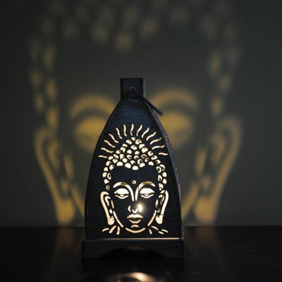 

Indigo Creatives Lord buddha Diwali Puja Decoration Diya Tea Light Table / Hanging Lamp Iron Hanging Diya(Height: 19 inch)