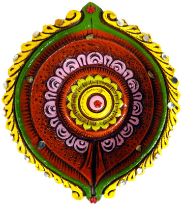 

Anant Big Ethnic Rajasthani Diwali Diya Terracotta Table Diya