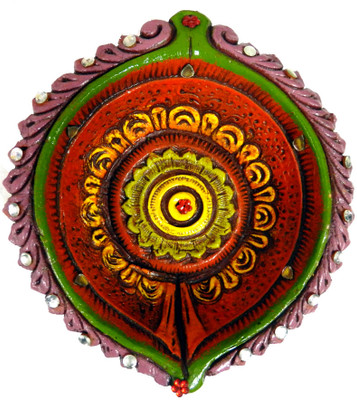 

Anant Big Ethnic Rajasthani Diwali Diya Terracotta Table Diya