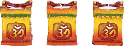 

Agastya tulsi diyas Terracotta (Pack of 3) Table Diya Set(Height: 2 inch)