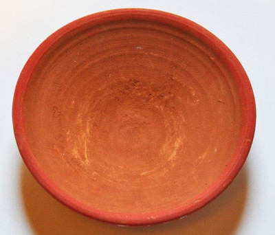 

Cretiv Traditional Earthenware (Pack of 6) Table Diya(Height: 2 inch)