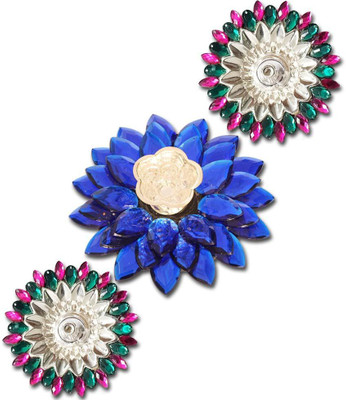 

Super Drool Nickel (Pack of 3) Table Diya Set(Height: 15 inch)