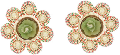 

SignKraft Cast Iron (Pack of 2) Table Diya Set(Height: 10 inch)