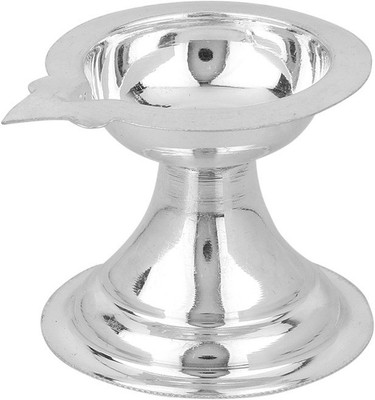 

Jewel99 Silver Table Diya(Height: 0.8800000000000001 inch)