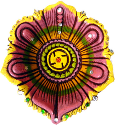 

Anant Big Ethnic Rajasthani Diwali Diya Terracotta Table Diya