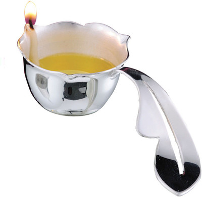 

Episode Pankhuri Silver Plated Table Diya(Height: 3.54 inch)