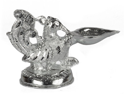 

Mangal Aluminium Table Diya(Height: 4 inch)