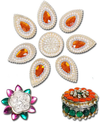 

Super Drool Stainless Steel (Pack of 3) Table Diya Set(Height: 4.3 inch)
