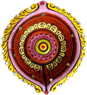 

Anant Big Ethnic Rajasthani Diwali Diya Terracotta Table Diya