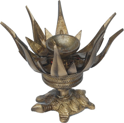 aakrati Deepak Brass Table Diya(Height: 3.5 inch) aakrati Deepak Brass Table Diya(Height: 3.5 inch)