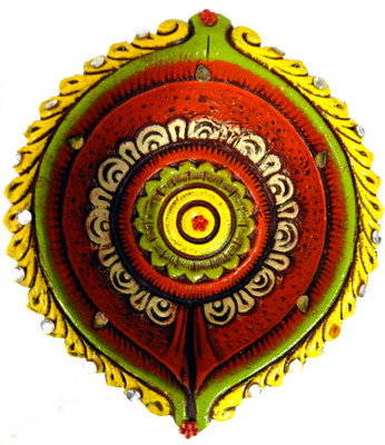 

Anant Big Ethnic Rajasthani Diwali Diya Terracotta Table Diya