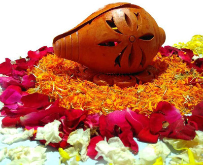 

Pitaaraa Terracotta (Pack of 5) Table Diya Set(Height: 7 inch)