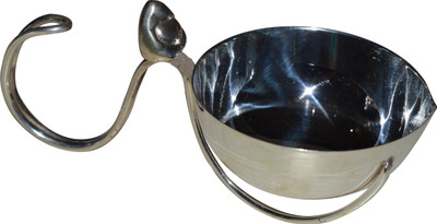 

Kataria Jewellers Traditional Silver Table Diya(Height: 1.5 inch)