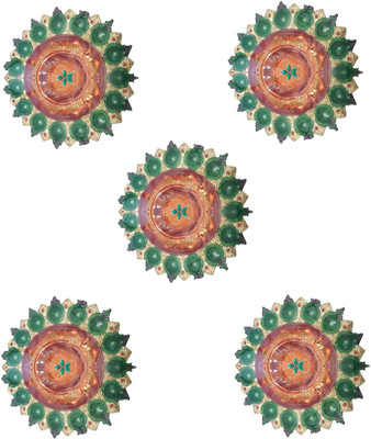 

Newgenn India Pottery (Pack of 5) Table Diya Set(Height: 12 inch)