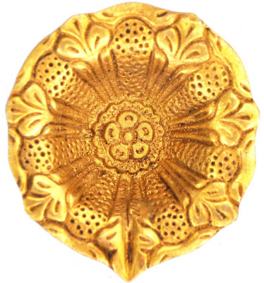 24% OFF on Aakrati Frightening & Amazing Brass Table Diya(Height: 1 inch)