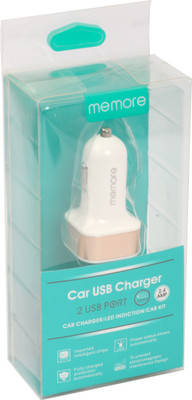 

Memore Memore Car Charger [Dual Port] USB Car Charger 2.4A Output x 2 Compatible with all Iphone, Android Smartphones and more devices Dock(Gold)