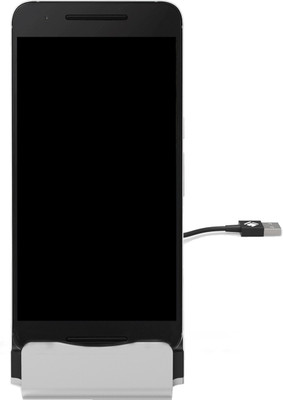 

TIZUM Type C Dock Charger Cradle Docking Station High Quality Dock(Silver, Black)