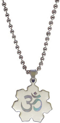 

Men Style New Arrival Om Plated Engraved Silver Dog Tag