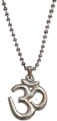 

Men Style Om Engraved Silver Dog Tag