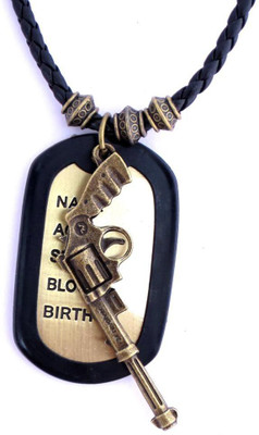 

the jewelbox Gun H1021FPQQJJ Engraved Black, Bronze Dog Tag