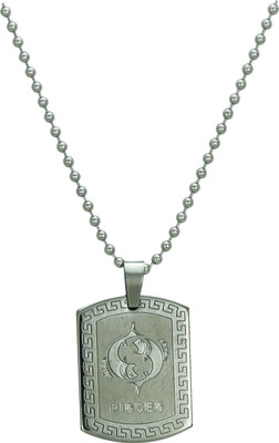 

Pure Life Zodiac Pisces Pendant Embossed Silver Dog Tag