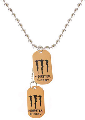 

Rich & Famous Elegant Double Monster RFPn040020 Engraved Yellow Dog Tag