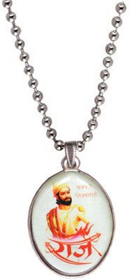 

Men Style Chhatrapati Shivaba Raje Maharaj Engraved Multicolor Dog Tag