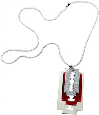 

Rich & Famous Elegant Red Fashion 3- Blades RFPn110029 Plain Multicolor Dog Tag