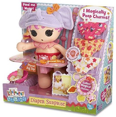 

Lalaloopsy Babies Diaper Surprise Peanut Big Top Doll(Multicolor)