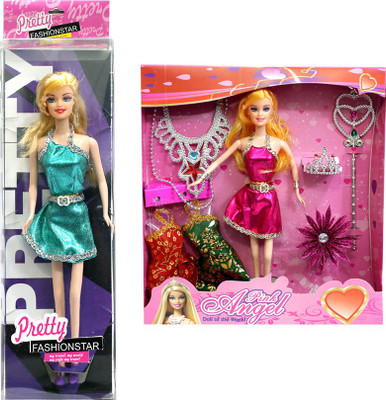 

Amaya Pretty Fashion Doll119 Set Of 2(Multicolor)
