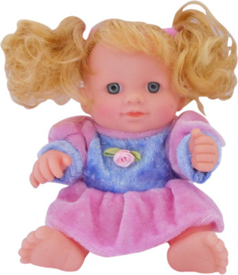 

Emob Mini Lovey Baby Doll Series (2 baby Dolls Blue & Pink)(Multicolor)